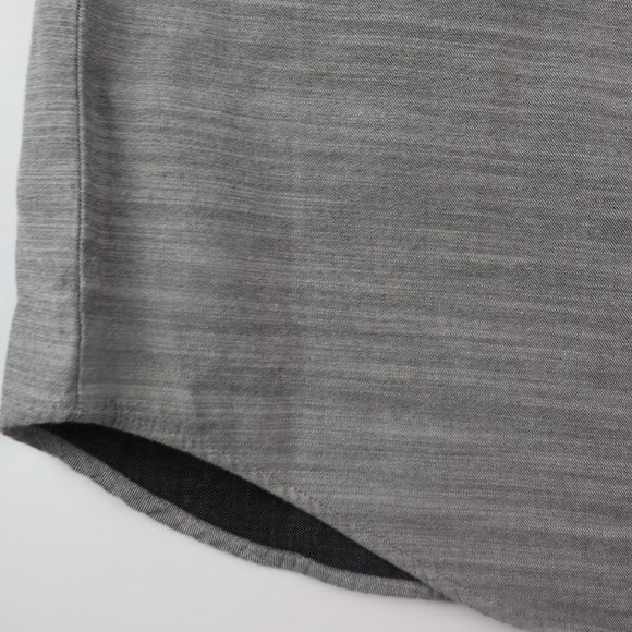 NWT 3.1 Phillip Lim Gray/Black Button Down Sz SM - Picture 6 of 13